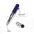 ABS ALU Touch Pen Schreiben und Beleuchtung Multifunktions LED Pen Taschenlampe